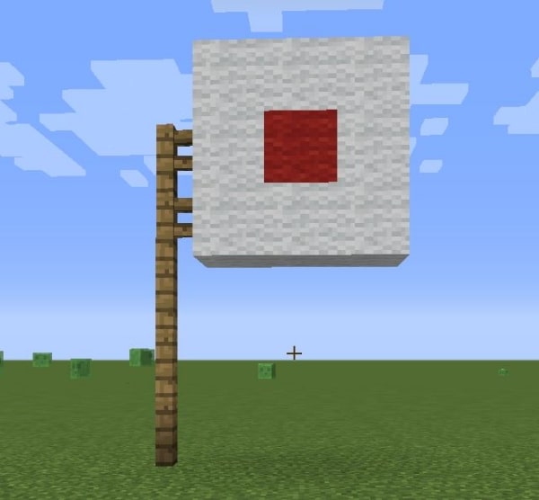 マイクラのプログラミングで作った国旗