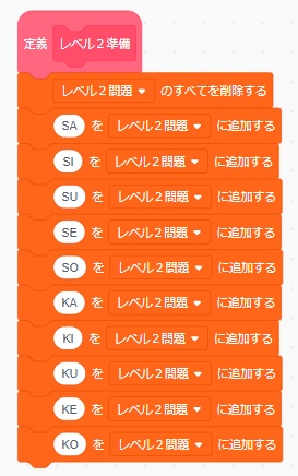 スクラッチ・タイピングゲームを作り方