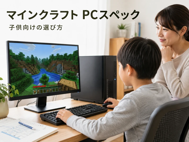マインクラフトのPCスペックを解説!子供向けの選び方3ステップ