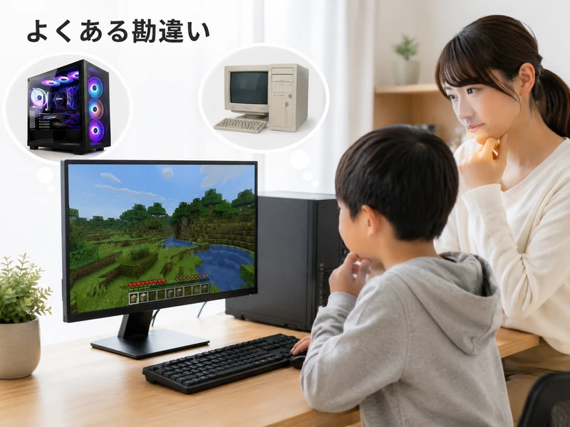 マインクラフトのPCスペックを解説!子供向けの選び方3ステップ