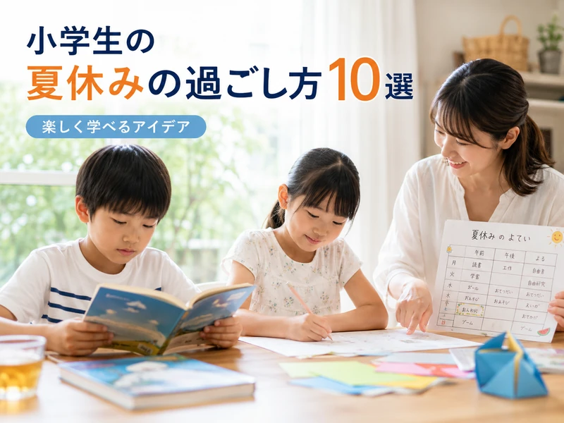 小学生の夏休みの過ごし方10選|飽きずに学べる楽しいアイデア