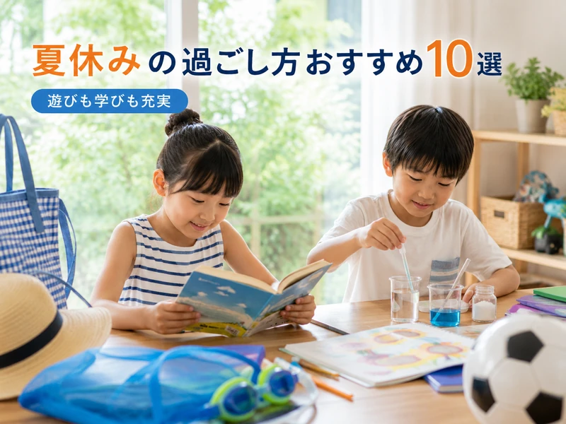 小学生の夏休みの過ごし方10選|飽きずに学べる楽しいアイデア