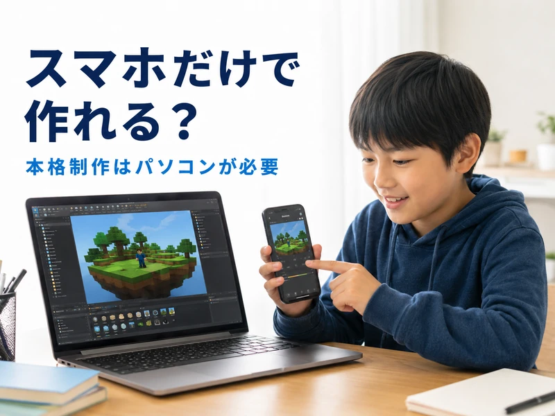 ロブロックスのゲームの作り方|スマホでできる5つの方法と始め方