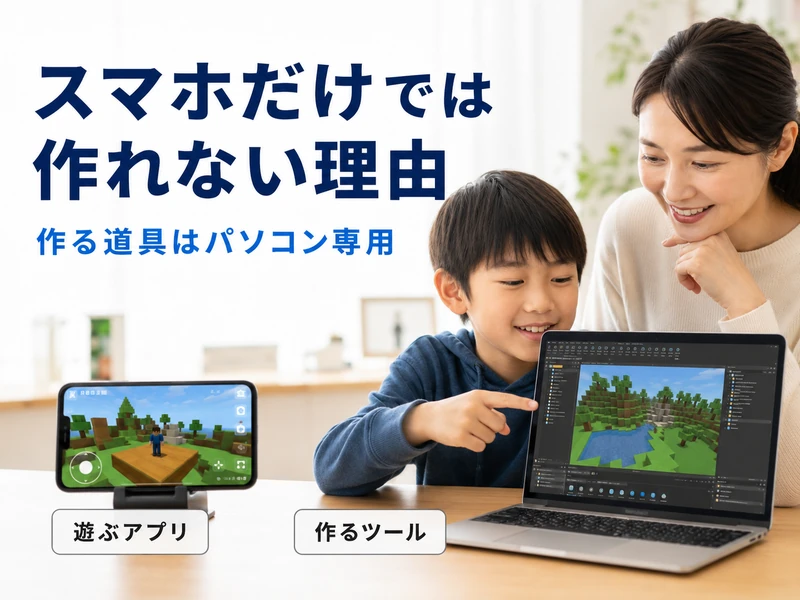 ロブロックスのゲームの作り方|スマホでできる5つの方法と始め方