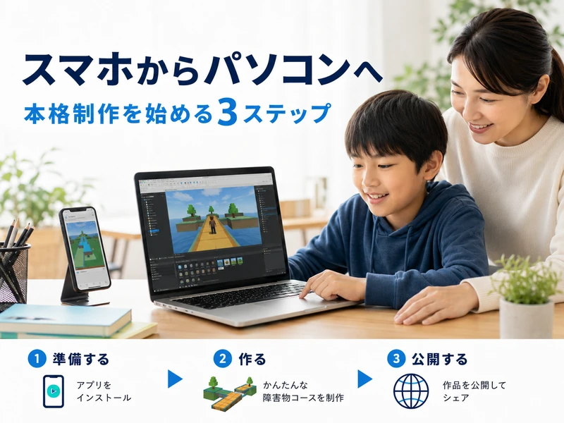 ロブロックスのゲームの作り方|スマホでできる5つの方法と始め方