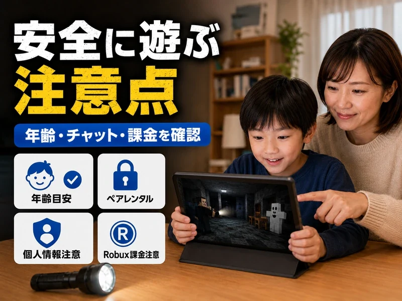 ロブロックスのホラーゲームの魅力とは?おすすめや安全に遊ぶ方法を徹底解説
