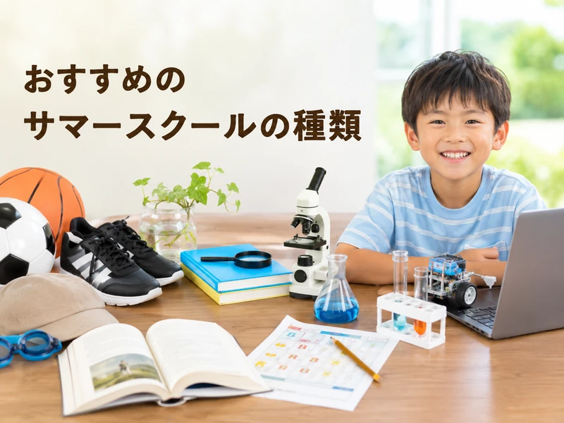 小学生のサマースクールの種類と選び方4ステップ|後悔しない夏の選択