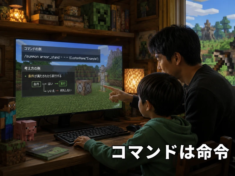 マイクラで夜にするコマンドの使い方3ステップ!昼夜固定や真夜中の出し方も解説