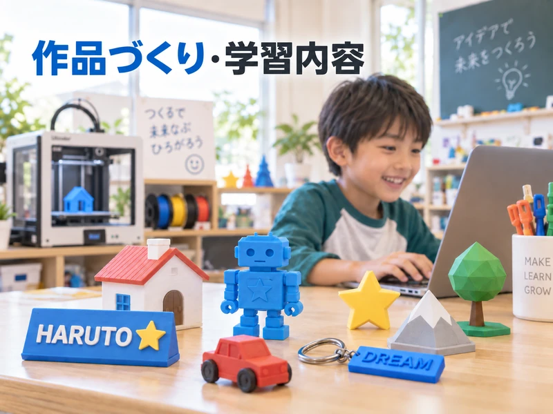 小学生向け3Dものづくり講座|Tinkercadで楽しく学ぶ3Dモデリング