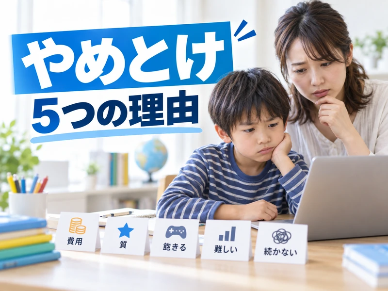 プログラミングスクールは「やめとけ」は本当?子供に多い5つの不安と後悔しにくい選び方