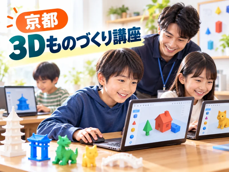 【保護者向け】3Dモデリングは小学生でもできる!始め方5ステップと身につく4つの力