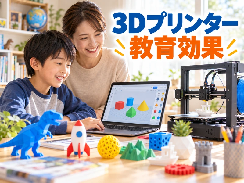 3Dプリンターの教育効果とは?子どもに身につく5つの力と始め方3ステップ