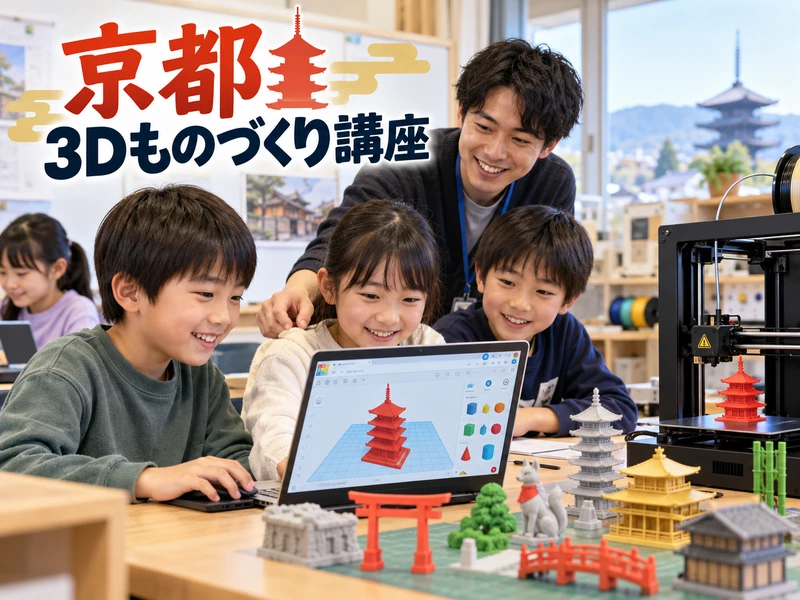 3Dプリンターの教育効果とは?子どもに身につく5つの力と始め方3ステップ