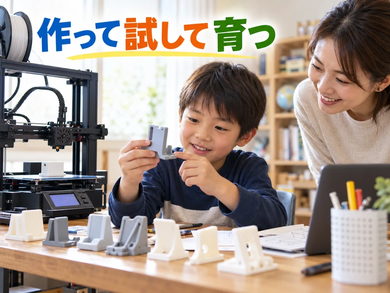 3Dプリンターの教育効果とは?子どもに身につく5つの力と始め方3ステップ
