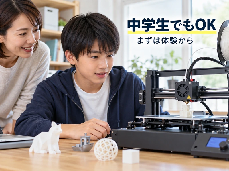 【保存版】3Dプリンターは中学生でも使える!始め方5ステップと作れるもの7選