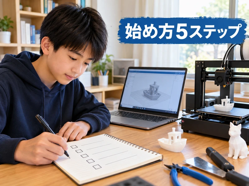 【保存版】3Dプリンターは中学生でも使える!始め方5ステップと作れるもの7選