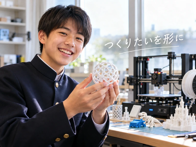 【保存版】3Dプリンターは中学生でも使える!始め方5ステップと作れるもの7選