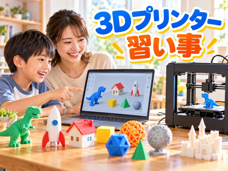 3Dプリンターの習い事で身につく4つの力!小学生の教室選びで見るべき5つのポイント