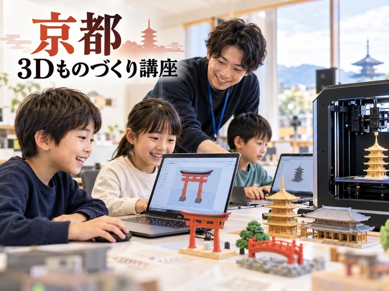 3Dプリンターの習い事で身につく4つの力!小学生の教室選びで見るべき5つのポイント