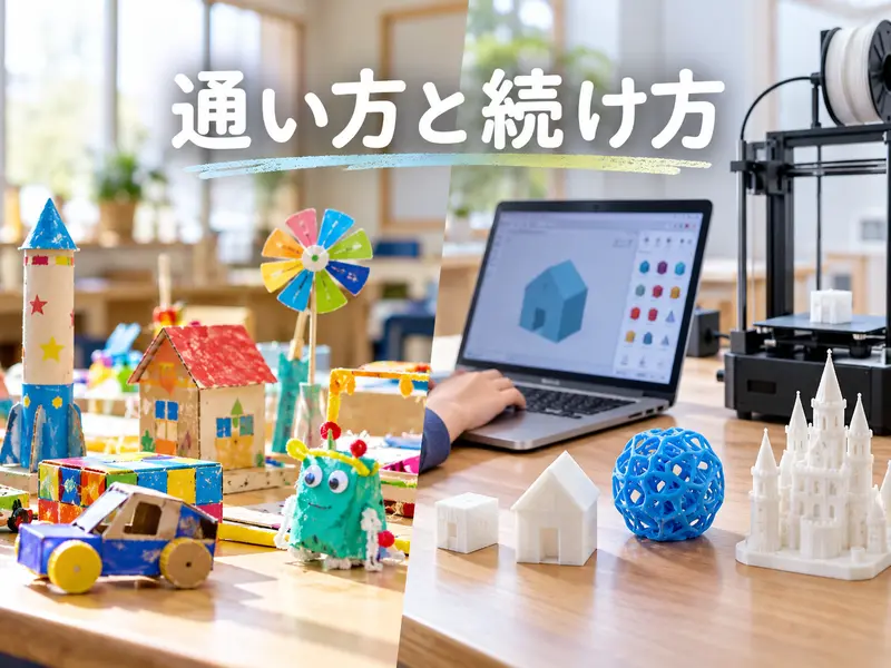 【比較】工作教室とデジタルものづくり教室の違いは？7つのポイントでどっちが合うか解説