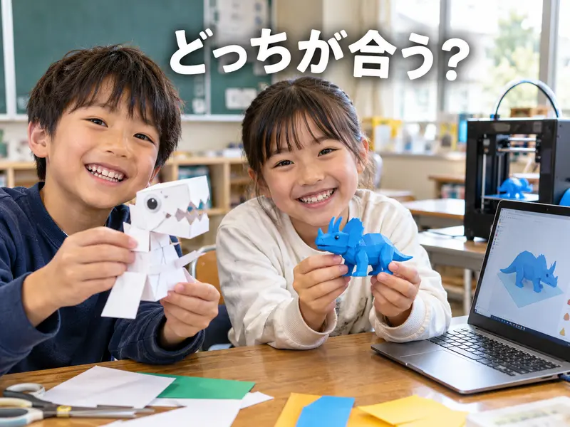 【比較】工作教室とデジタルものづくり教室の違いは？7つのポイントでどっちが合うか解説