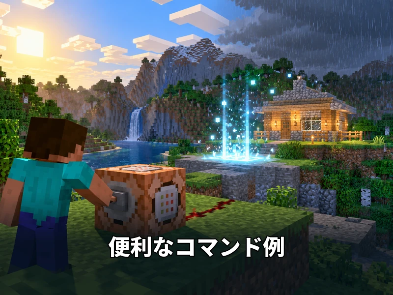 【初心者向け】マイクラのコマンドブロックの使い方!出し方から3つの種類まで解説
