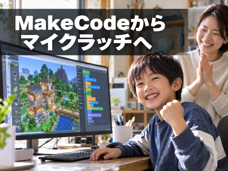 【保存版】マイクラのプログラミングをMakeCodeで始める3ステップ!使える版と注意点も解説