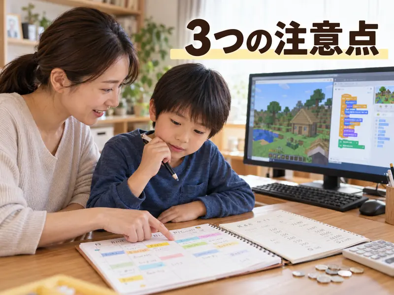【親子で読める】マイクラのプログラミング教室のメリット7つ!向いている子と選び方3つ
