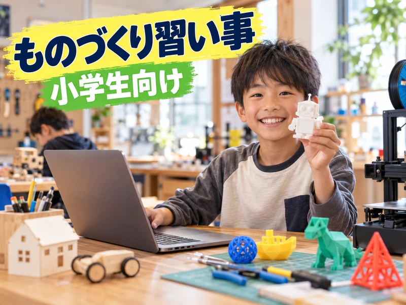 【保存版】小学生のものづくり習い事5種類!選び方4つのポイントと育つ力を解説