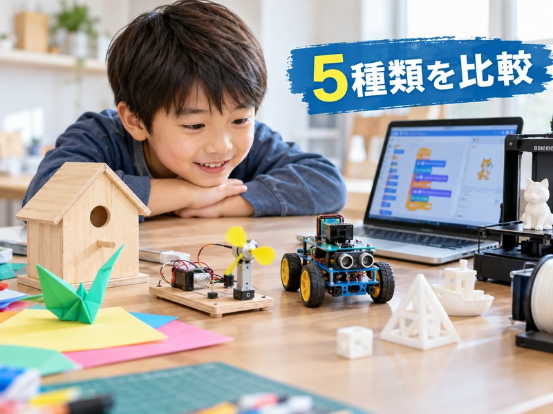 【保存版】小学生のものづくり習い事5種類!選び方4つのポイントと育つ力を解説