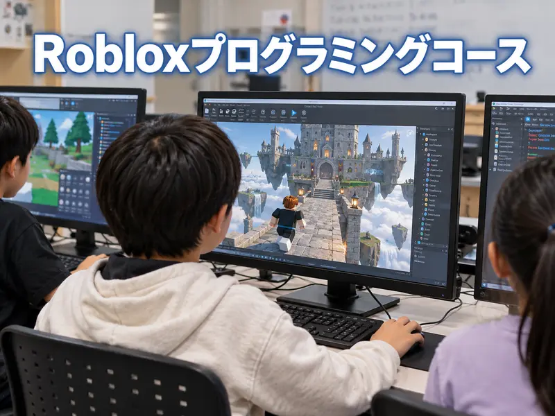 Robloxプログラミングコースの魅力4つ!考える力が育つ授業の特徴
