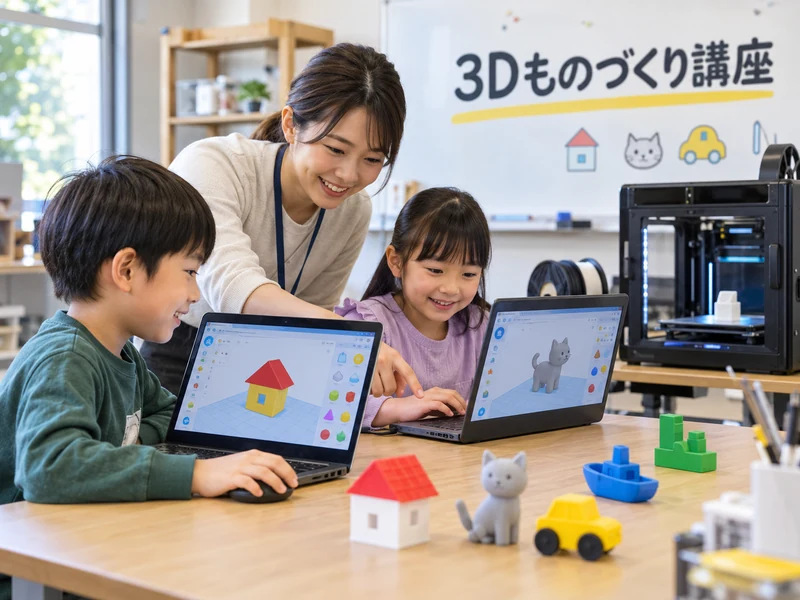 Tinkercadとは?できること3つと始め方を小学生の親向けに解説